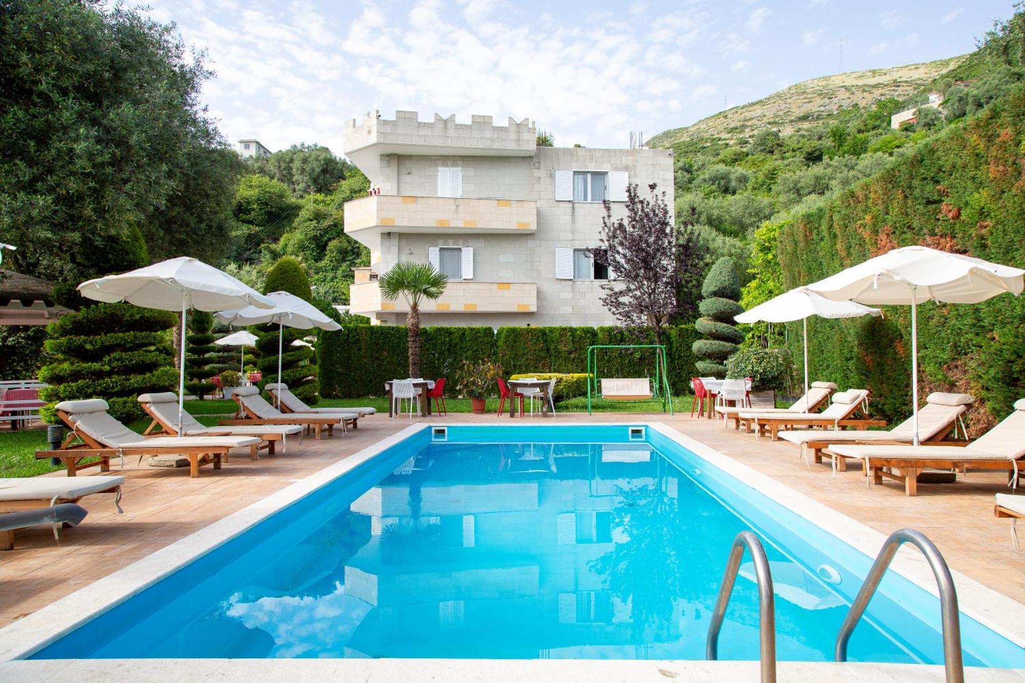 Vila Florika Hotel Borsh Kültér fotó